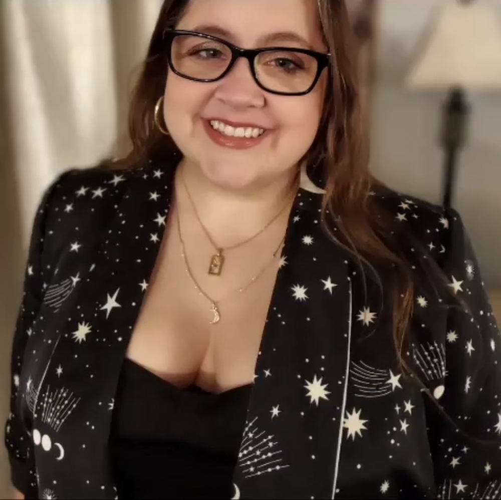 Eloquii Celestial Print Blazer Size 14 - image 3